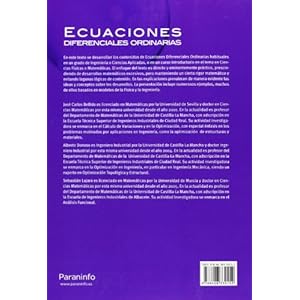 Ecuaciones Diferenciales Ordinarias (Matematicas (paraninfo))