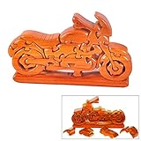 Aquí tenemos nuestra gama de puzzles de madera 3D en un tema deportivo. Los puzzles son adornos divertidos o decoraciones de habitación para un estante, mesa o escritorio.