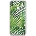 Produktbild Jinghuash Kompatibel mit Huawei Honor 8X Hülle Transparent TPU Silikon mit Muster Ultra Dünn Durchsichtig TPU Stoßfest Bumper Handyhülle Schutzhülle Tasche Case-Bananenblatt