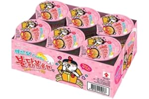 Korean Market | Ramen Coreano Sabor Carbonara Cup | 80g | Pack de 6