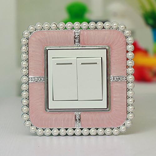 SWITCH STICKERS European switch sticker, Korean garden socket cover creative wall stickers, acrylic sleeve switch,2095-11,Five can be shipped