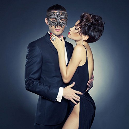 Kapmore Mens Maskerade Maske Griechische Römische Party Karneval Halloweenmaske - 2