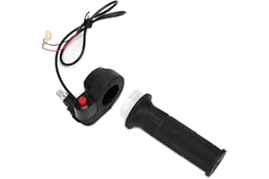 ‎YCTZE Yctze Gasgriff mit Stoppschalter geeignet für Mini-Motorrad-Lenker 47 cc 49 cc für Minimotorrad-Griffe Minimotorrad Griff Minimotorrad Quad Gaspedal Imp