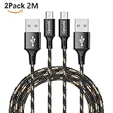 [Hochgeschwindigkeitsladung und Datensynchronisation] --- [Schnellladung und Synchronisation] - Stellen Sie eine maximale Ladegeschwindigkeit von bis zu 2,4 A sicher, laden Sie schneller als die meisten Standardkabel und arbeiten Sie besser für Tablets und Schnellladegeräte. Dank der hervorragenden Leistung können Ihre Geräte synchronisiert und gleichzeitig mit einer Übertragungsgeschwindigkeit von bis zu 480 MBit / s aufgeladen werden.