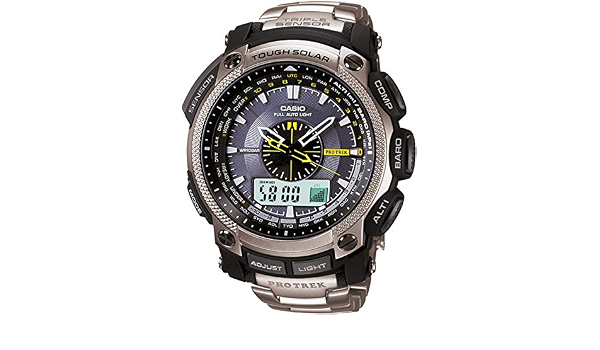 Buy Casio Outdoor Analog-Digital Grey Dial Men's Watch - PRG-500T-7DR  (SL44) at Amazon.in