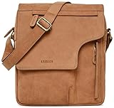 vintage tasche leder cognac PLATZANGEBOT: Die Schultertasche bietet Platz für einen 13 Zoll Laptop / Tablet, A4 Unterlagen und eine 0,75 Liter Flasche. Durch den Magnetverschluss kann man schnell und einfach auf den Tascheninhalt zugreifen.