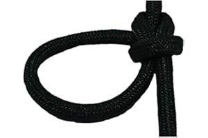 B2BPLUSC Dyneema SK78 - Cuerda fuerte para yates marinos, vela, camping, 10 metros (4 mm, negro)