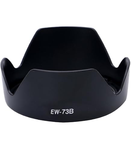 Pare-soleil 67mm EW-73B Pour Objectifs Canon - Compatible Avec 18-135mm Et 17-85mm - Léger Et Résistant - 2