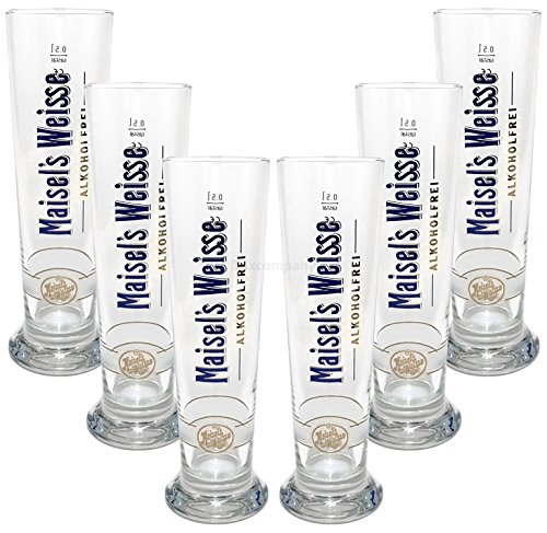 Preisvergleich Produktbild Maisels Weisse Alkoholfrei Glas Bierglas Gläser-Set - 6x Biergläser 0,5l geeicht