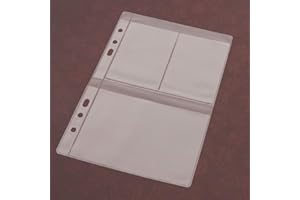 ECMQS 5 Blatt 3 Arten Scrapbooking Aufbewahrung Stanzen, Transparent Weiß,14cmx19.5cm/5.51inx7.68in (3 Gitter)