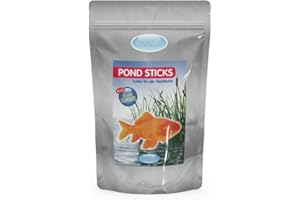 AQUARIS Pond Sticks para Peces de Estanque Son flotantes y no enturbian el Agua del Estanque y contienen Muchos nutrientes con Elementos útiles 1200 g / 15 L