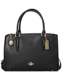 Coach Mujer 56839LIBLK Negro Cuero Bolso De Mano