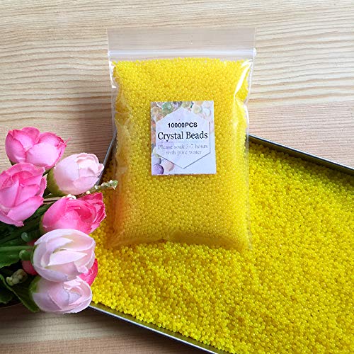 J&J - Lote de 10000 Perlas de Agua de Gel para decoración de Bodas, Navidad, jardín, Cocina, Entre 45 y 50 Gramos