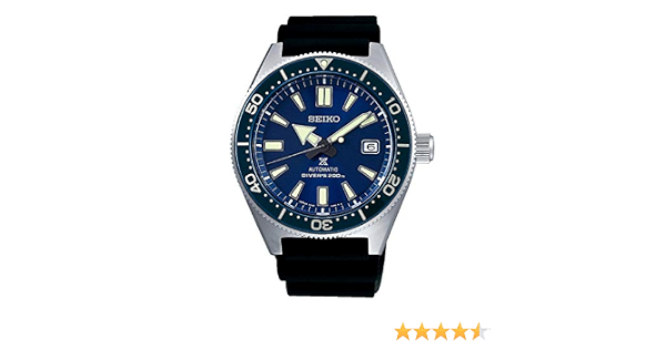 Seiko - Orologio sportivo reinterpretazione Prospex 1965 da immersioni,  impermeabile fino a 200 m, zaffiro curvo blu, SPB053J1 : Amazon.it: Orologi