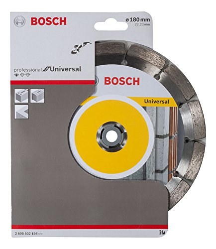 BOSCH Diamanttrennscheibe Standard für Universal, 180 x 22,23 x 2 x 10 mm, 1-er Pack, 2608602194 - 2