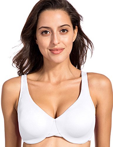 La Isla - Sujetador Reductor Sin Relleno Con Aros Minimizador Para Mujer Blanco ES:95C (EU 80C)