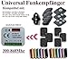 Produktbild Universal Funkempfänger kompatibel mit Nice 433,92Mhz FLOR-S, FLORE, ON, ONE, INTI, VR handsender. 2-befehl Rolling Fixed code 300Mhz-868Mhz 12 - 24 VAC/DC Funkempfänger.