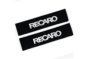 ZCMTBH 2 Pack Seat Belt Pads, for Recaro Racing Child Adult Seat Belt Shoulder Pad Soft Comfort Auto Interior Styling Accessories