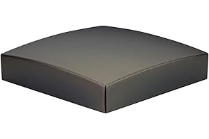 JACKSON WOODTURNERS Gun Metal Flat Cap for 90mm Newel Post, Full Cap