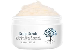INGBEAR Scalp Scrub for Dry Scalp, Dandruff Scalp, Scalp Exfoliator, Hair Scrub for Deep Cleansing and Hair Care, Purify Shampoo 8.45oz
