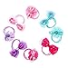 8Pack Princess Ponytail Holders Girls Toddlers Flower Hair Rope Girls Flowers Hair Accessories D257 RS.2269.00