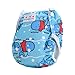 Alva Baby 2pcs Pack One Size Reuseable Washable Swim Diapers SW01-02 Color: Dolphins and Sail boats