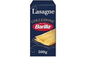 Barilla Lasagne Sheets – Authentic Italian Pasta Made with Durum Wheat – Pasta Sheets- For Tray Bakes and Lasagne - Single Pack of 1 x 500g