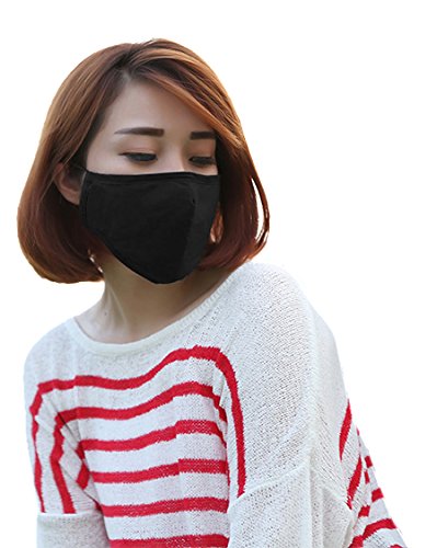 Unisex Mundschutz, Kälteschutz, Staubmasken, Mundmaske, Gesichtsmaske, Maske gegen Feinstaub 3er-Set Baumwolle - 6