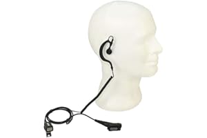 NAUZER - PIN-229-TPH900 - Écouteur professionnel - Écouteur avec micro, pour Walkie Talkie Airbus TPH TETRAPOL