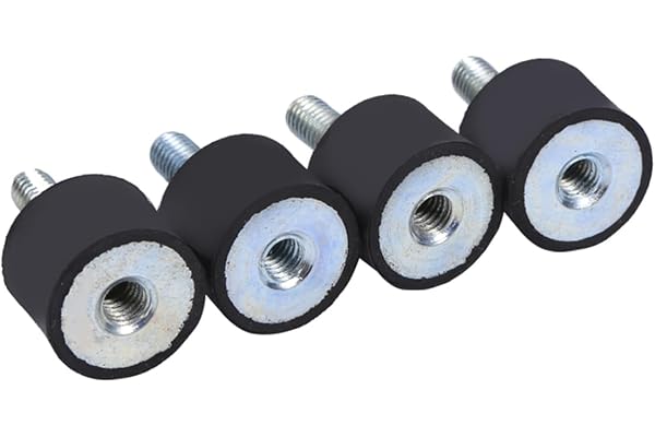 Silent Blocks, 4 Pieces Anti-Vibration Silent Shock Absorber Rubber Insulator Vibration Insulation Brackets for Car Boat (VD2