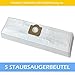 Produktbild 5 Mikrovlies Staubsaugerbeutel Für EINHELL: AS 1250, AS1250, ROWENTA: AQUALUX, GISOWATT: Ass 20 ... 35 (R), ROWENTA: RU33, Fakir: GS 27, ROWENTA: RB14