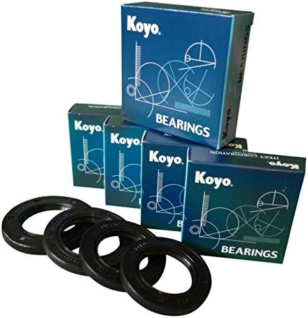 GSXR 600 750 SRAD KOYO COMPLETE FRONT & REAR WHEEL BEARINGS & SEALS COMPLETE KIT