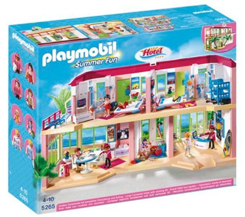 Preisvergleich Produktbild PLAYMOBIL 5265 – Grand Hotel + 5268 – Hotel Shop