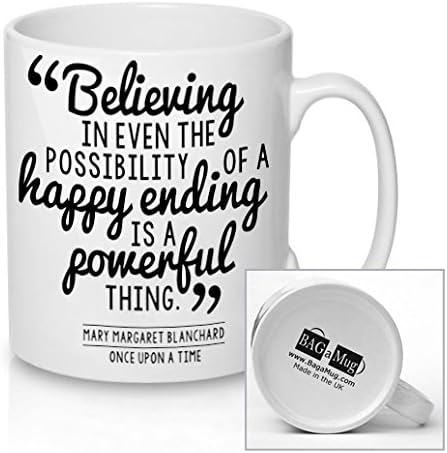 Bagamug I Heart storybrook - Once Upon a time - Fantasy Drama Fairy Tale Ceramic Gift Tea Coffee Mug