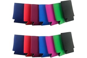 Angoily 20PCS Cup Sleeve Neoprene Glass Bottle Covers Insulated Bottle Coat for Bottle Can Party supplies
