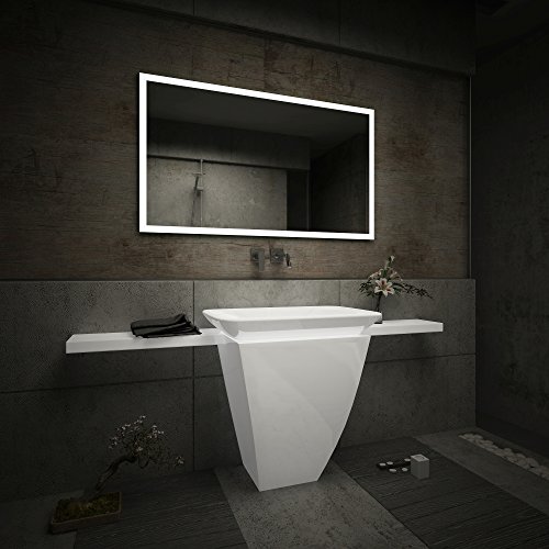 Design Badspiegel mit LED Beleuchtung Wandspiegel Badezimmerspiegel nach Maß - 4