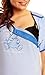 Zeta Ville Womens Maternity Nightie Nursing Nightdress Breastfeeding Gown - 391c (Blue, 14)