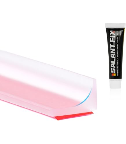 Bande De Seuil De Douche En Silicone 200 Cm Pliable - Joint Étanchéité Noir Pour Paroi Verre