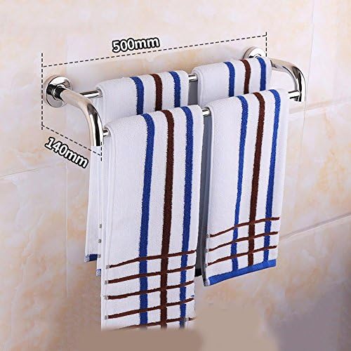 LVLIDAN Towel Rack Hanger Holder Rail Bathroom Towel Bar Simple style 50cm