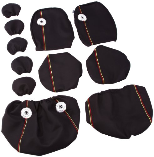 Preisvergleich Produktbild DFB 73203 Sitzbezugset 11-teilig, schwarz