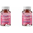 Carbamide Forte Japanese Reduced L Glutathione 500mg Tablets For Skin Health | L Glutathione with Hyaluronic Acid, Vitamin E, Lycopene & Biotin– 30 Veg Tablets (Pack of 2)