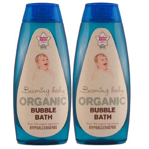 Beaming Baby Organic Bubble Bath - 2 x 250ml bottles