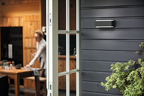 Philips myGarden LED Wandaussenleuchte Stratosphere, 1000lm, Anthrazit, Gartenleuchte - 4