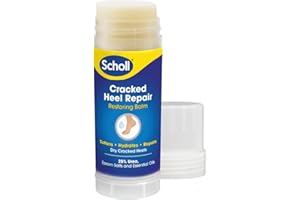 DR. SCHOLL'S Scholl Severe Cracked Heel Repair Restoring Balm, to repair Very Dry and Cracked Heels, Intensely Moisturising for Healthy Feet with 25% Urea, Epsom Salts and Essential Oils
