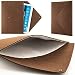 Produktbild zanasta Tablet Tasche Filz Sleeve Hülle Universal Filztasche für 7-12 Zoll kompatibel mit Samsung Galaxy Tab/Microsoft Surface Pro/Apple iPad und MacBook 12" Notebook Laptop Ultrabook Braun