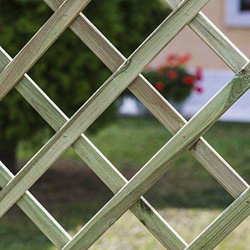 Rankgitter aus Holz Autoklav 1200 x 1800 Trikot 120 mm - 4