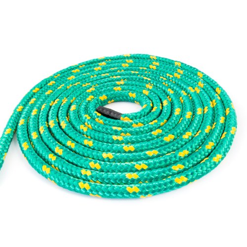 20m POLYPROPYLENSEIL 5mm GRÜN Polypropylen Seil Tauwerk PP Flechtleine Textilseil Reepschnur Leine Schnur Festmacher Rope Kunststoffseil Polyseil geflochten - 4