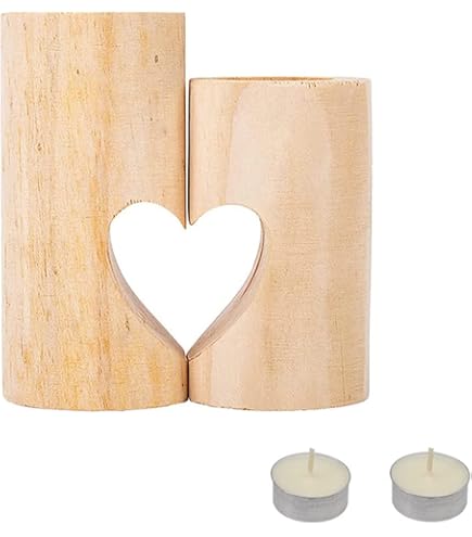 Dubbele kandelaar in keramiek 20 cm - Woonkamerdecoratie