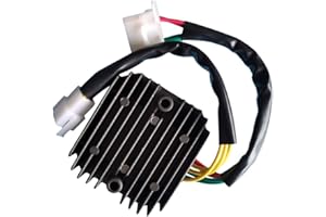 Riloer Rectificador regulador de voltaje, rectificador regulador de voltaje de motocicleta, 31600-MS6-921 compatible con Honda Xl 600V Transalp 1987-1999