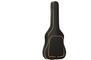 PZURYHG Housse de guitare 3/4 rembourrée épaisse, sac de guitare léger, bandoulière étanche, sac de transport confortable, sac à dos de 0,5 cm, tissu Oxford pour éviter la poussière, grande capacité 1 paquet,